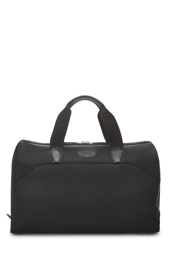 Black Toile Buffalo Leather Tou Tou Pet Carrier