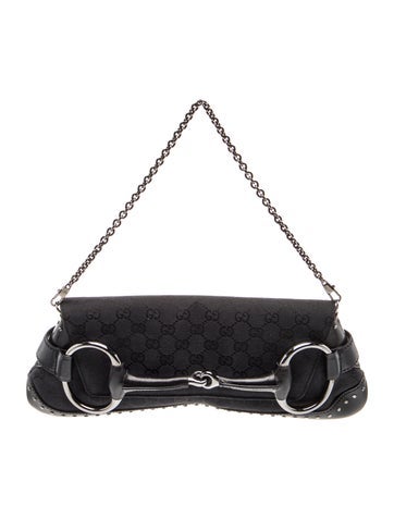 GG Canvas Horsebit Chain