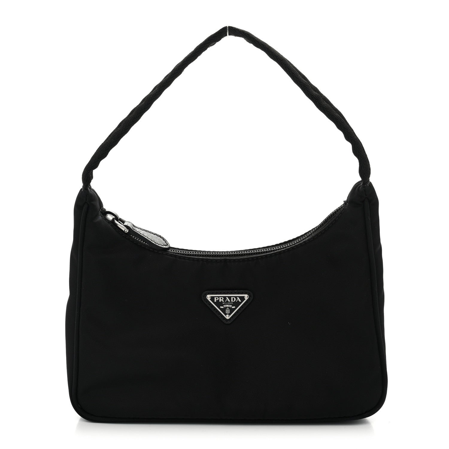 Prada Tessuto Nylon Mini Re-Edition 2000 Bag Black