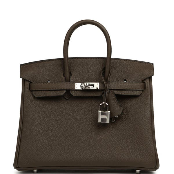 Hermes Hermes Birkin 25 Vert Loden Togo Palladium Hardware