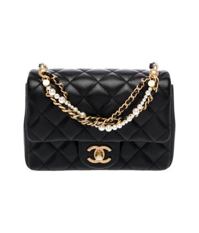 Chanel 2024 Mini Pearl Twist Flap Bag W Tags