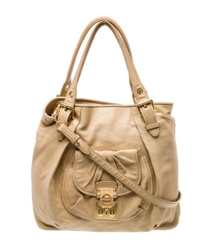 Miu Miu Miu Leather Shoulder Bag