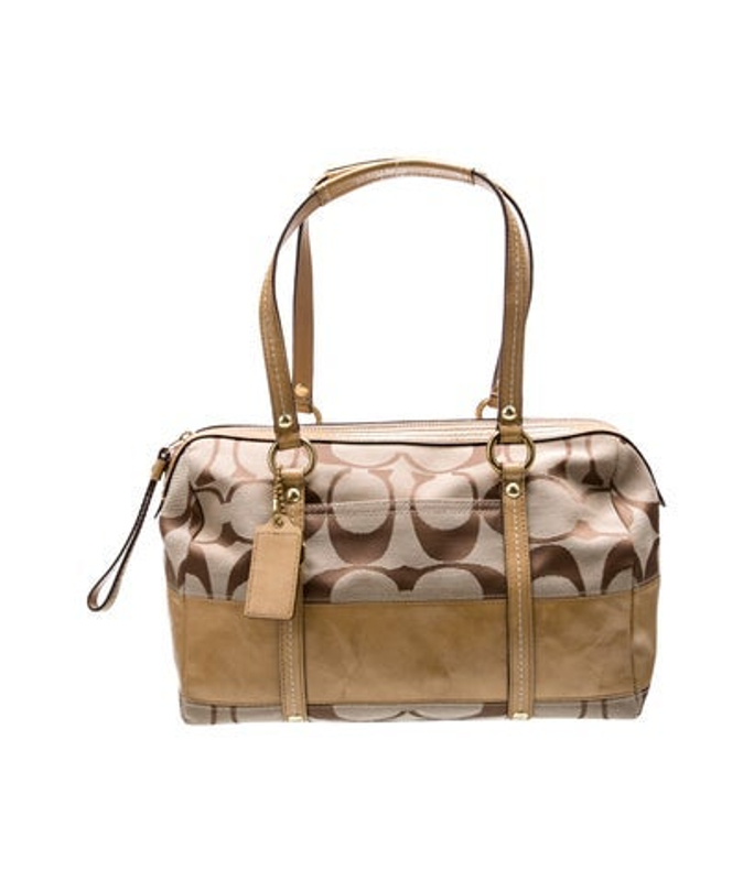 Coach Monogram Shoulder Bag Vintage