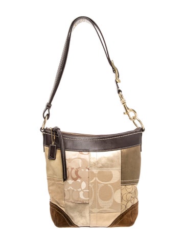 Coach Leather Patchwork Hobo