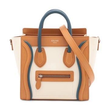 Calfskin Luggage Nano Shopper