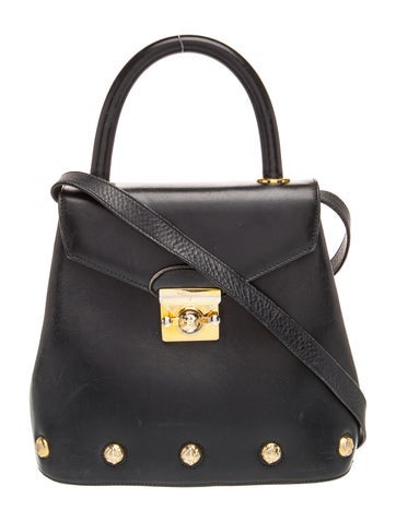 Leather Top Handle Bag