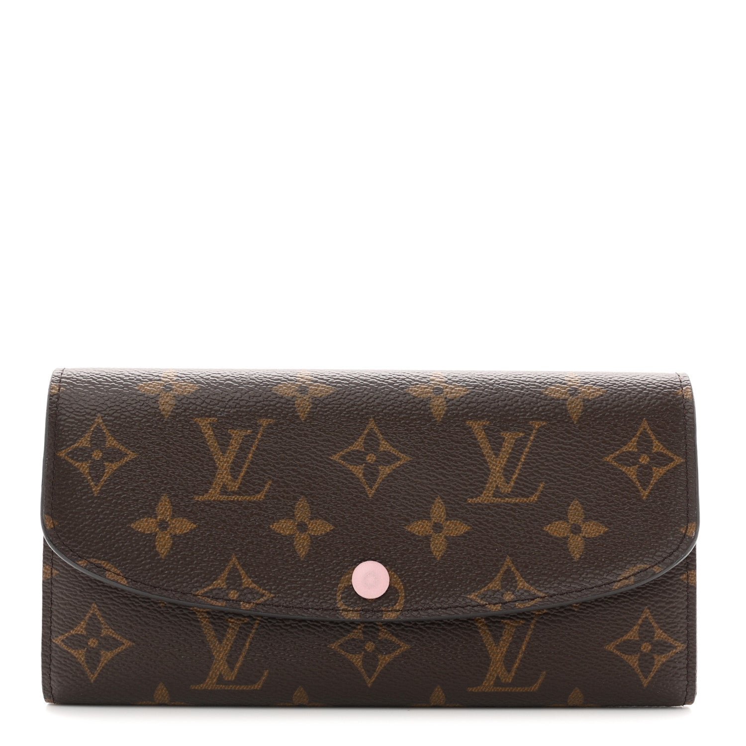 Louis Vuitton Monogram Emilie Wallet Rose Ballerine