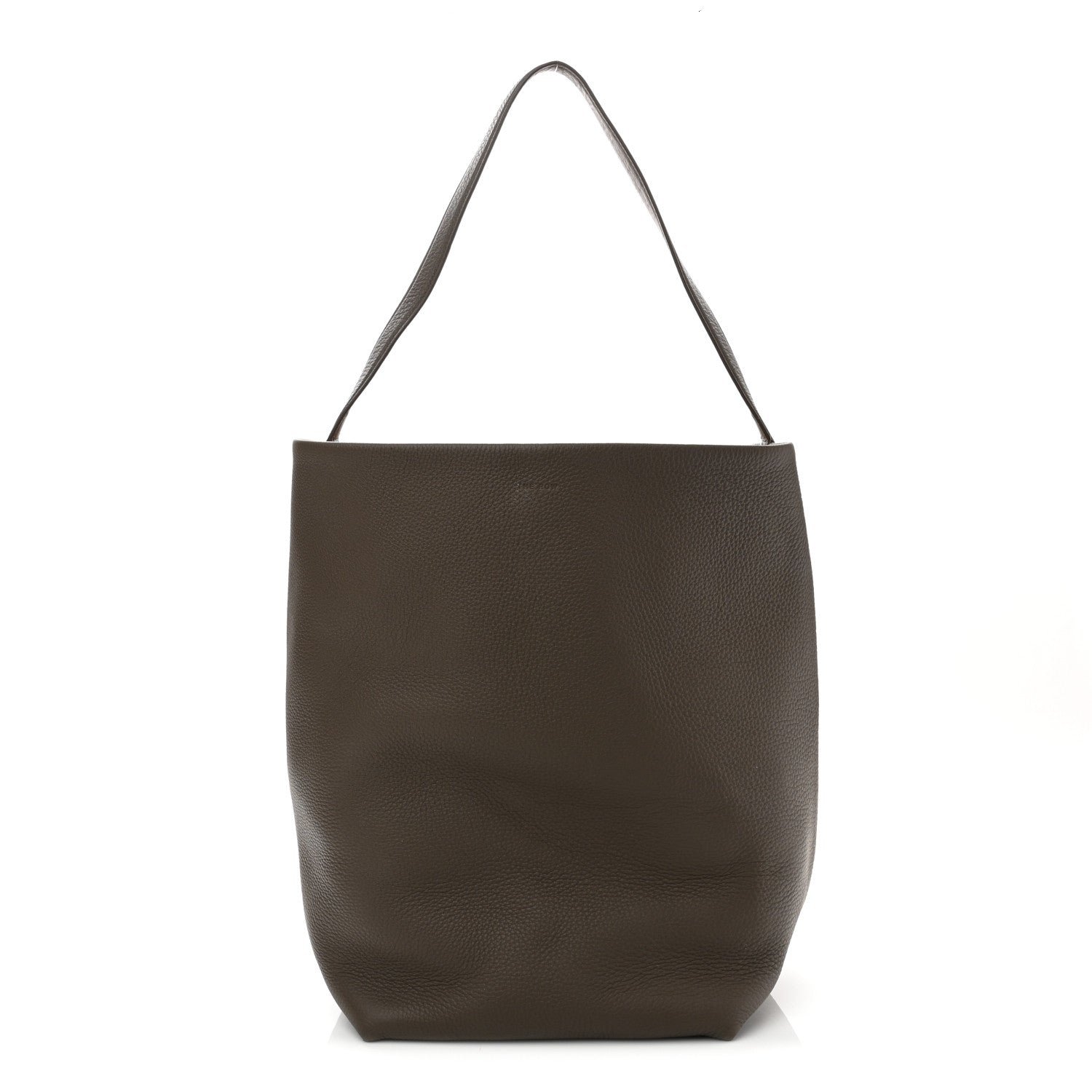The Row Grained Calfskin Large N/S Park Tote Elephant