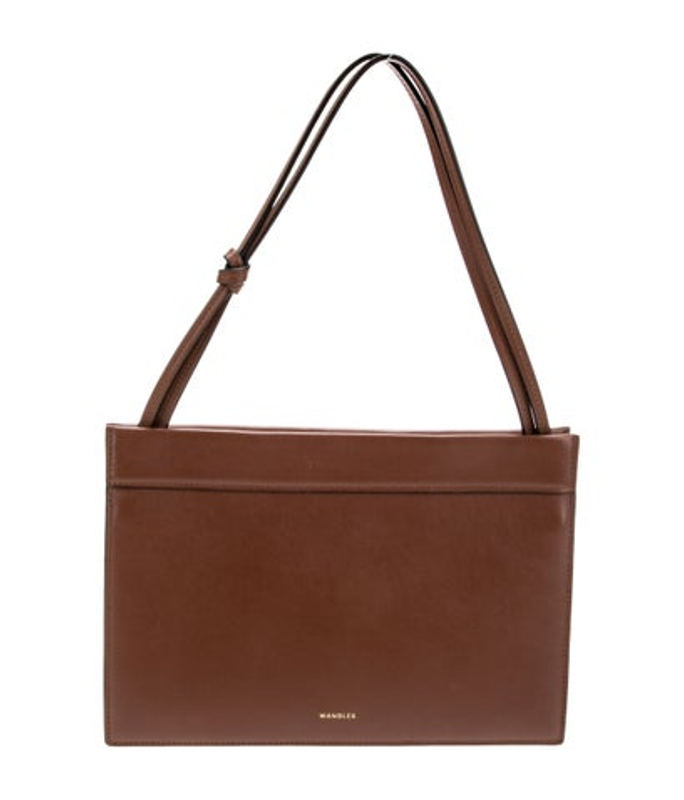 WANDLER Leather Top Handle Bag
