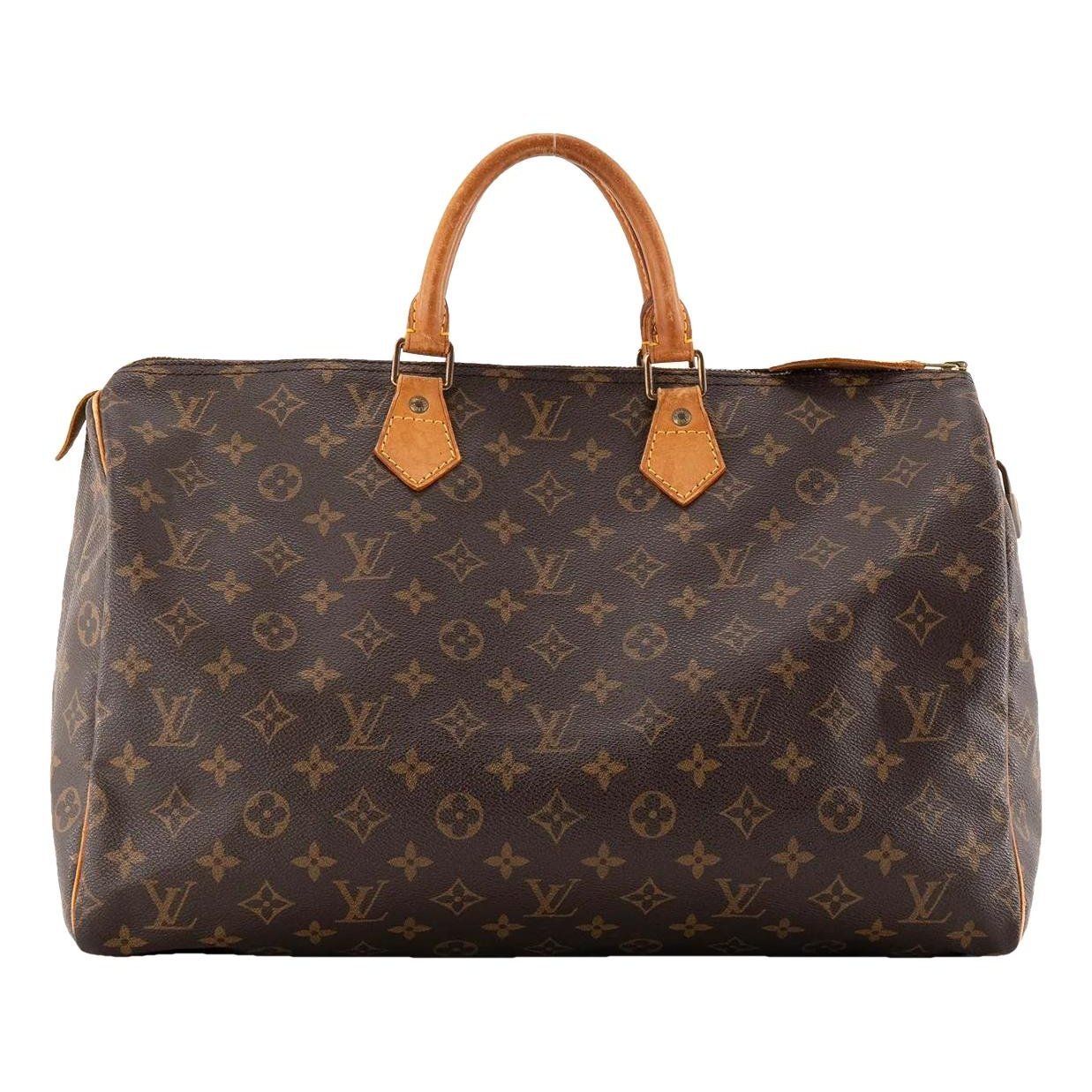 Speedy leather handbag