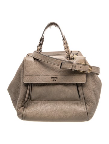 Leather Top Handle Bag