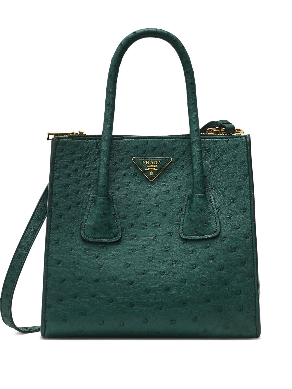 2024 Double Handle Ostrich Tote Bag