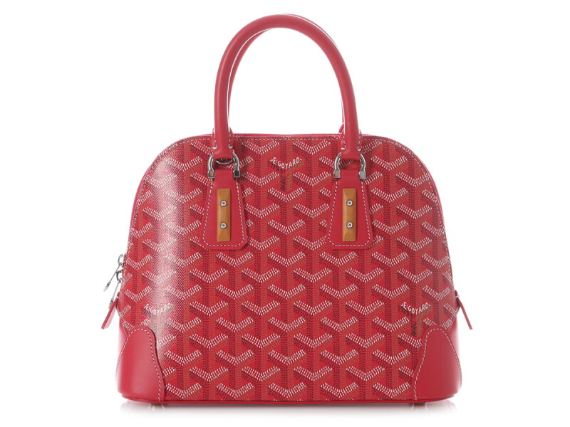 Limited Edition Fuschia Goyardine Canvas and Chevroches Calfskin Vendome Mini Bag Silver Hardware, 2025