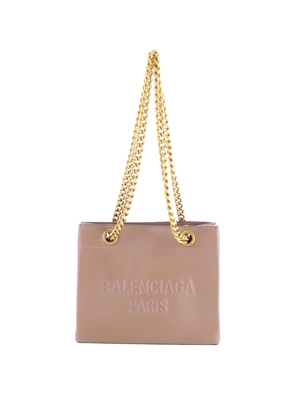 Duty Free Chain Leather Small tote bag