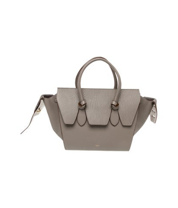 Celine Leather Tie Tote Medium