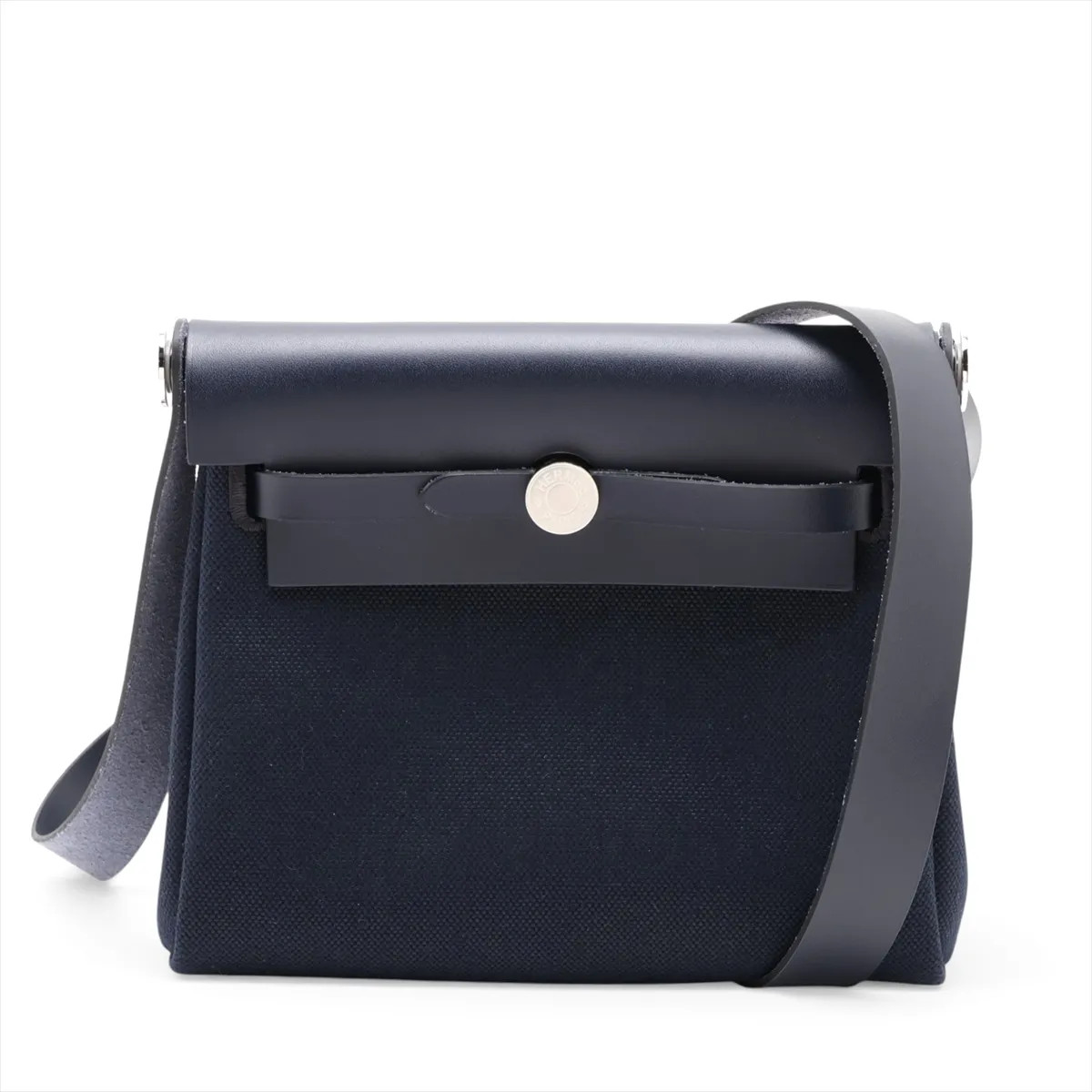 Hermès Herbag Zip 20 Mini Twal Military x Vash Hunter Blue Indigo Gold Metal Fit