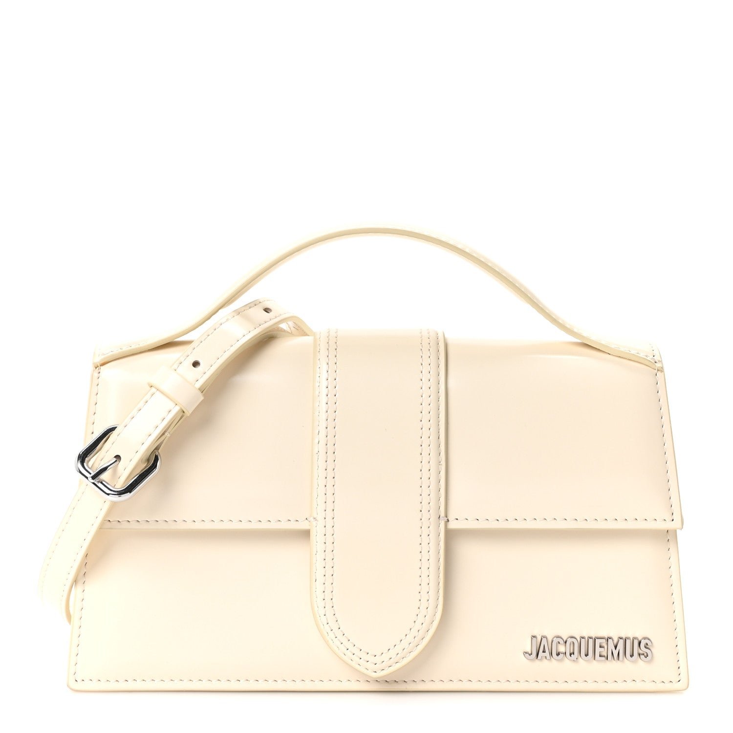 Jacquemus Smooth Calfskin Le Grand Bambino Ivory