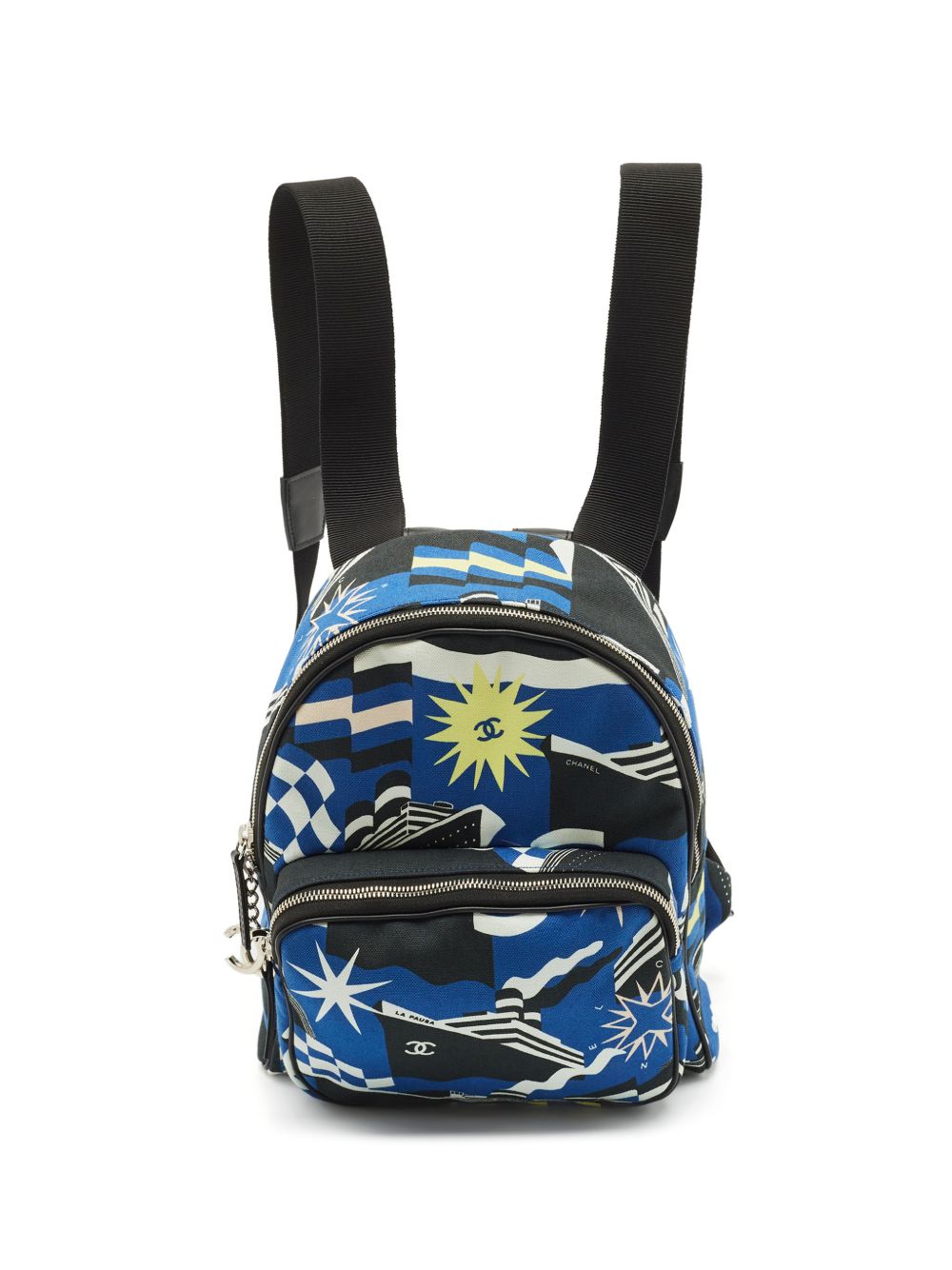 La Pausa print backpack