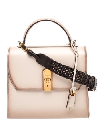 Leather Top Handle Bag