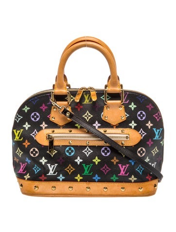Multicolore Monogram Alma PM