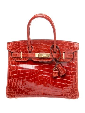 Shiny Niloticus Crocodile Birkin 30