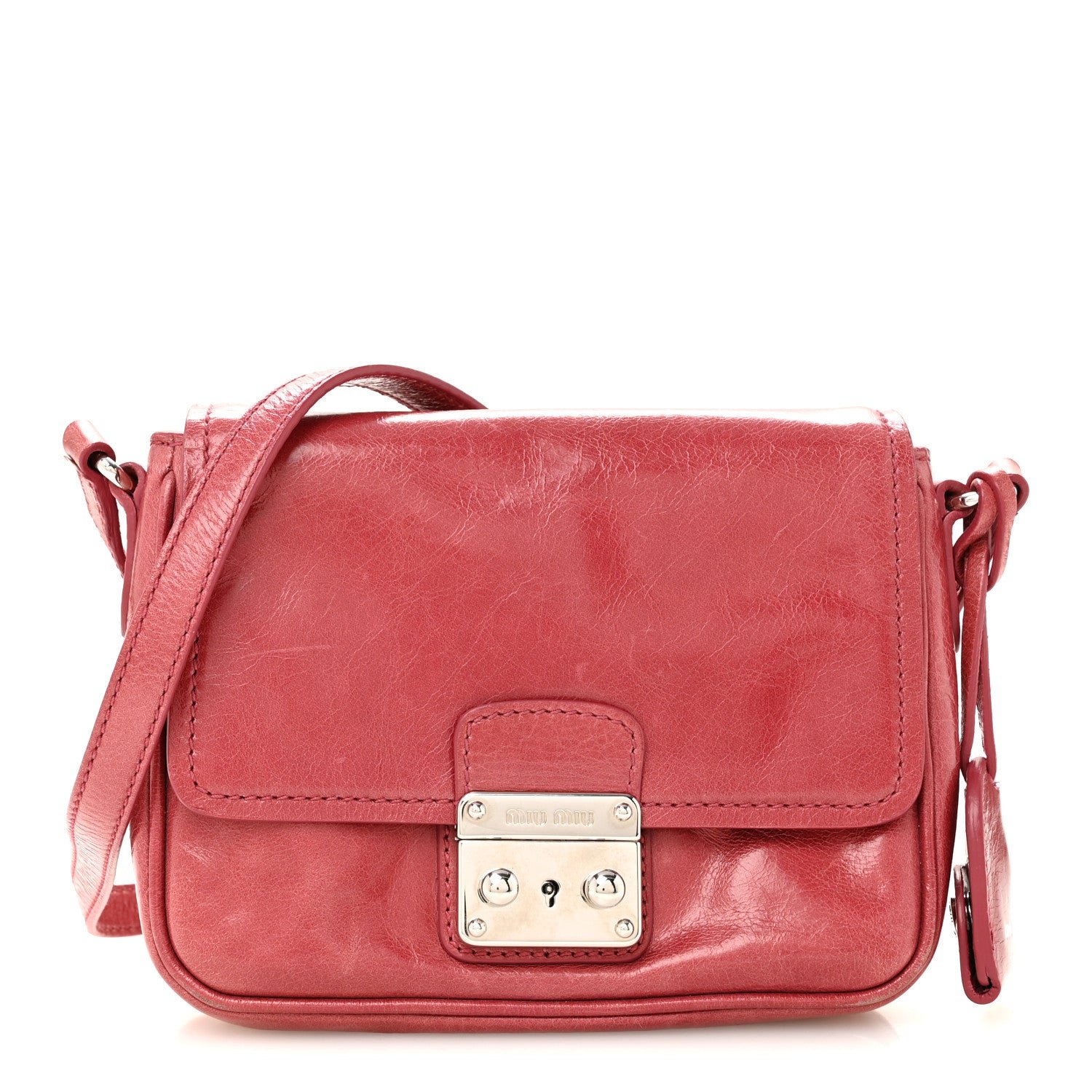 Miu Miu Miu Miu Vitello Shine Crossbody Bruyere