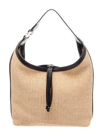 Raffia Shoulder Bag