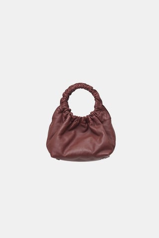 Leather Small Double Circle Bag