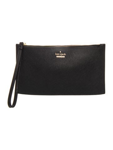 Saffiano Leather Clutch