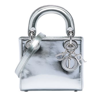 Mini Metallic Patent Lady Dior