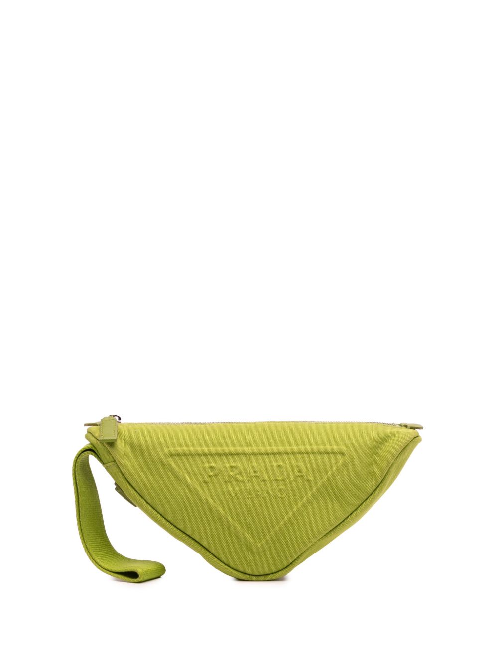 2021-2025 Canvas Canapa Triangle Logo Wristlet clutch bag