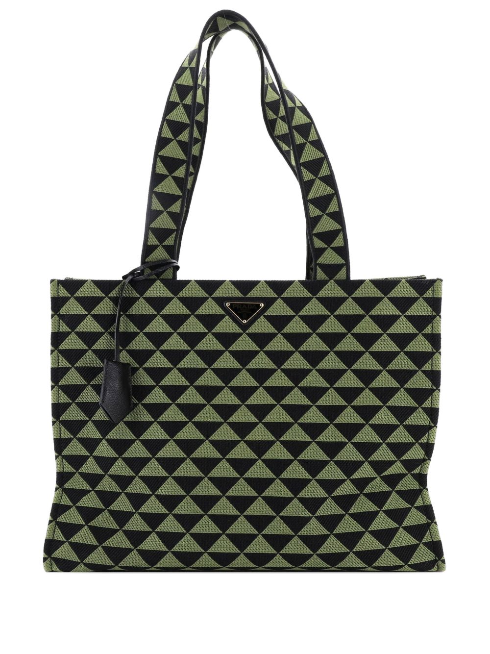 Symbole Shopper Jacquard Horizontal tote bag