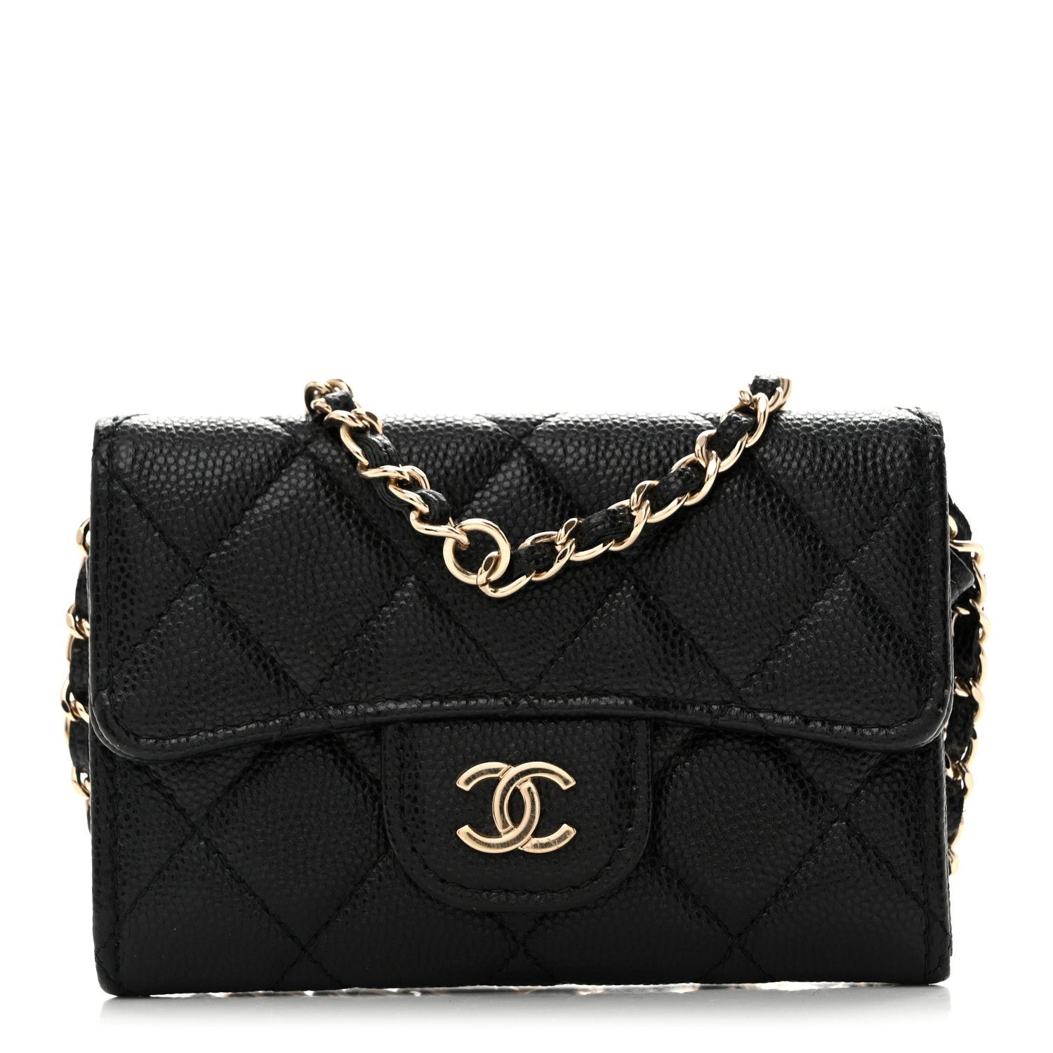 Chanel Caviar Quilted Belt Bag Black