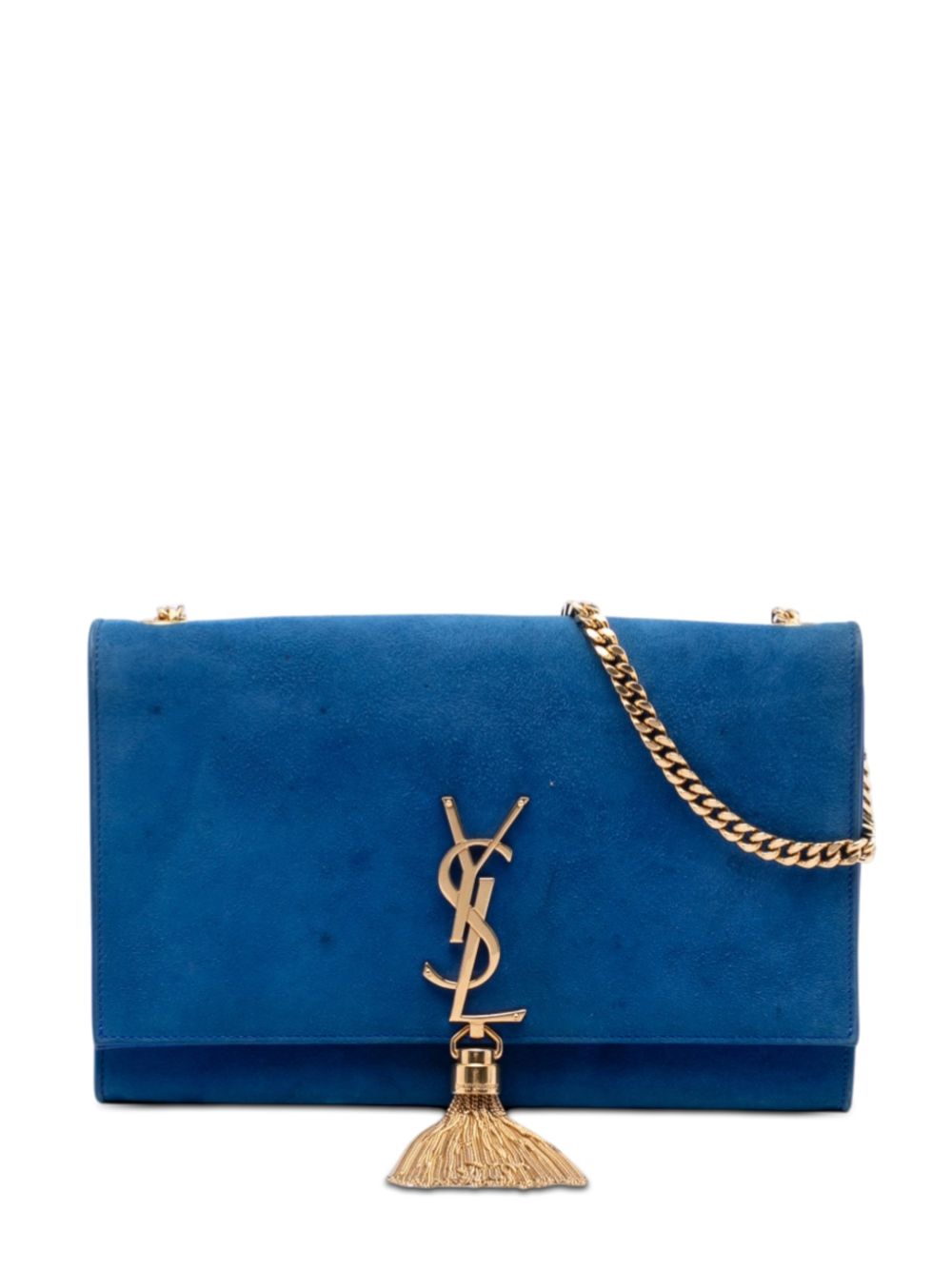 2015 Medium Suede Monogram Kate Tassel crossbody bag