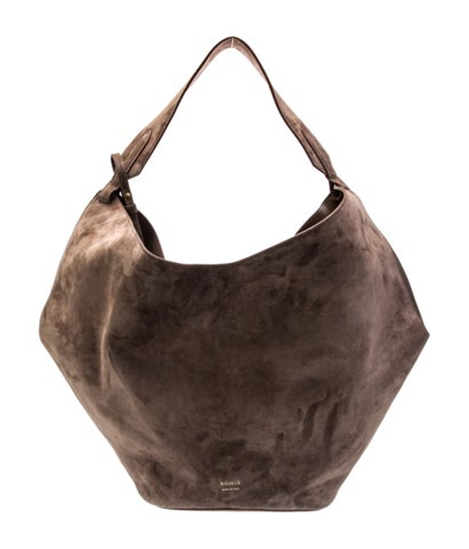Khaite Suede Shoulder Bag