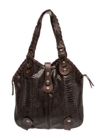 Snakeskin Shoulder Bag