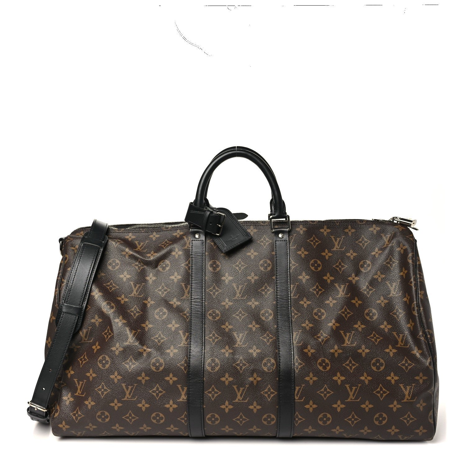 Louis Vuitton Monogram Macassar Keepall Bandouliere 55