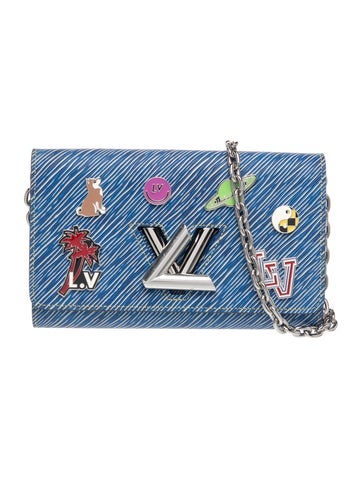 Epi Leather Twist Wallet on Chain