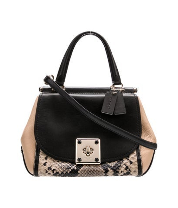 Coach Leather Top Handle Bag