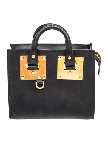 Sophie Hulme Leather Top Handle Bag