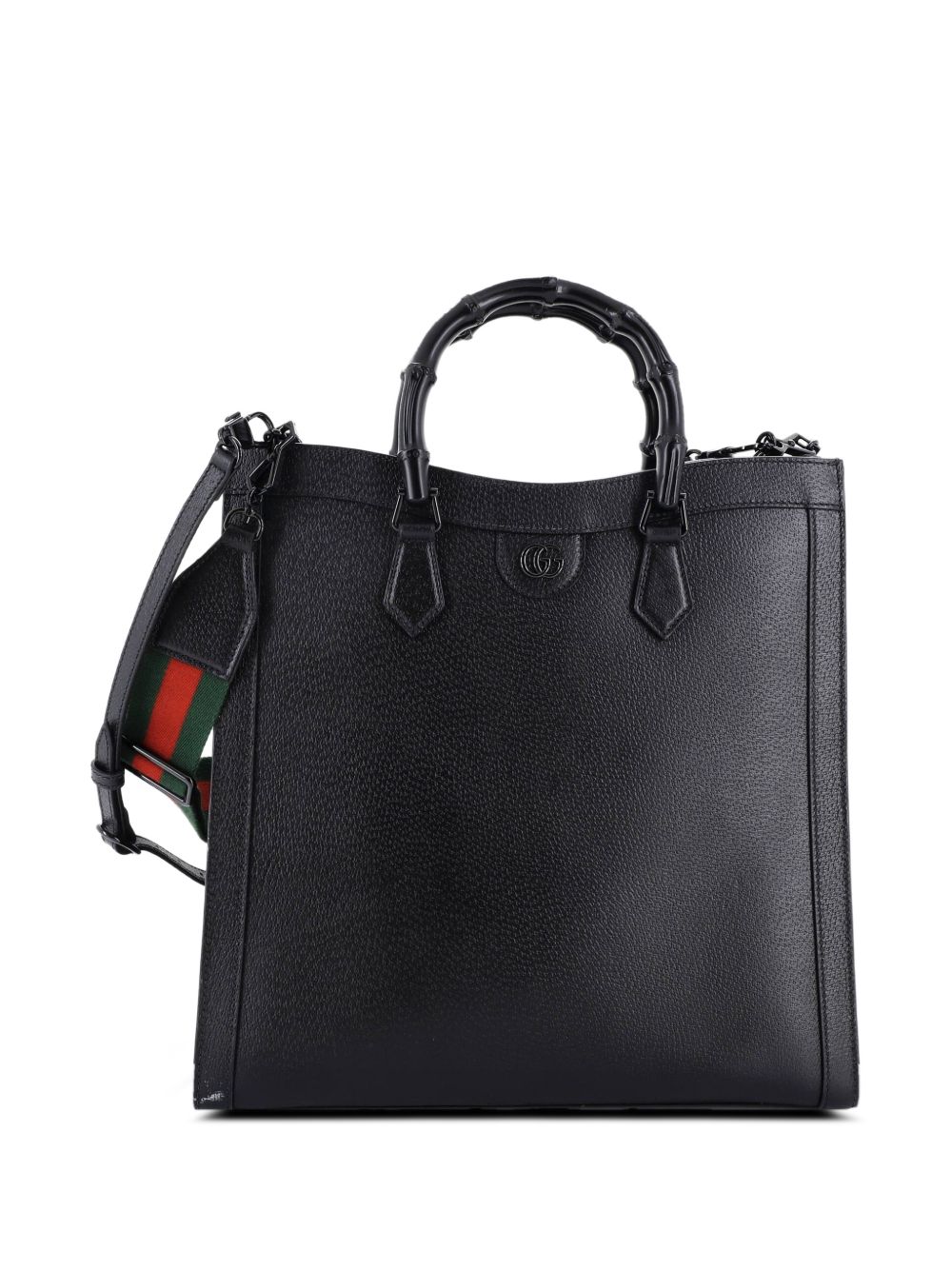 Diana NM Bamboo Handle Leather Large tote bag