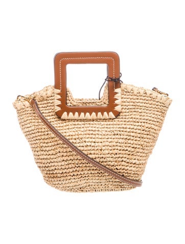 Raffia Top Handle Bag w/ Tags