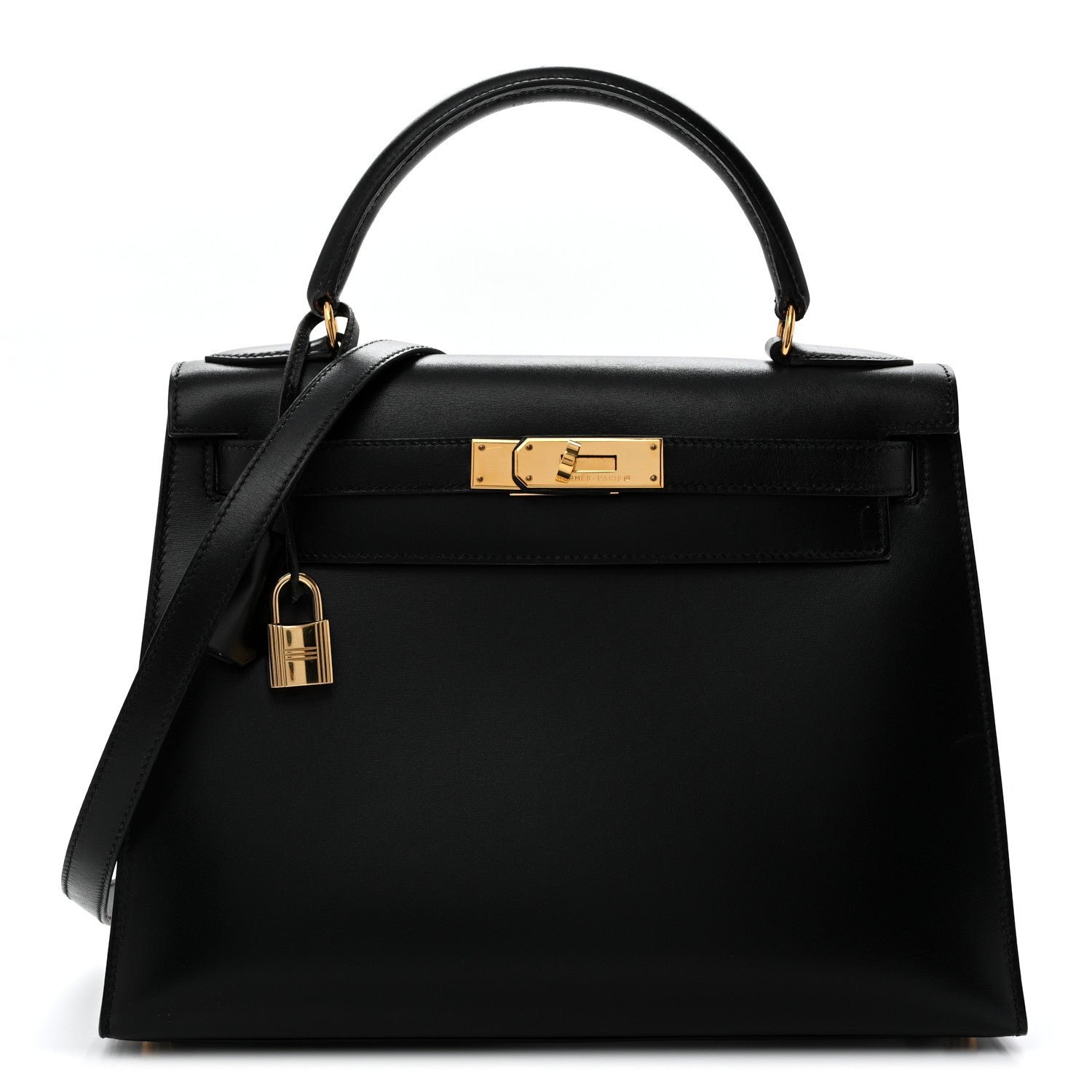 Hermes Box Kelly Sellier 28 Black