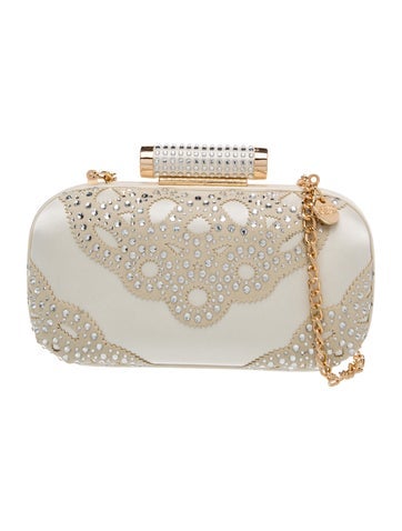 Badgley Mischka Satin Clutch w/ Tags