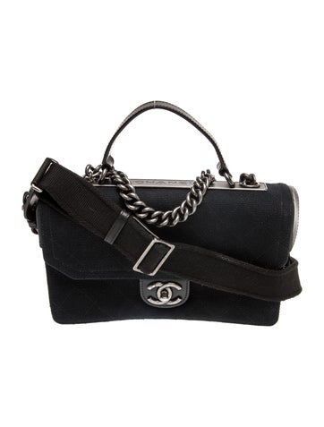 Fabric Quilted Small Flap Bag