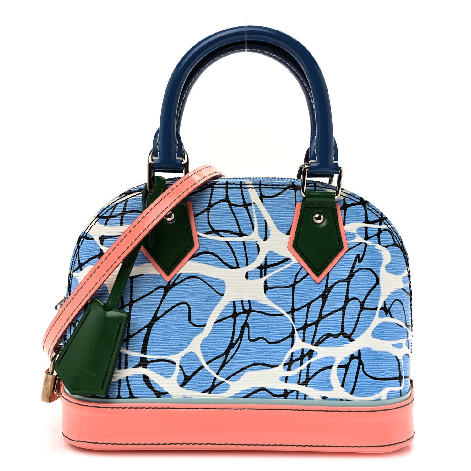 Louis Vuitton Epi Alma BB Aqua