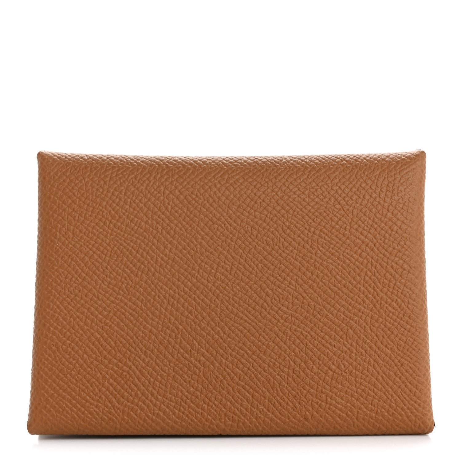 Hermes Epsom Calvi Duo Card Case Gold