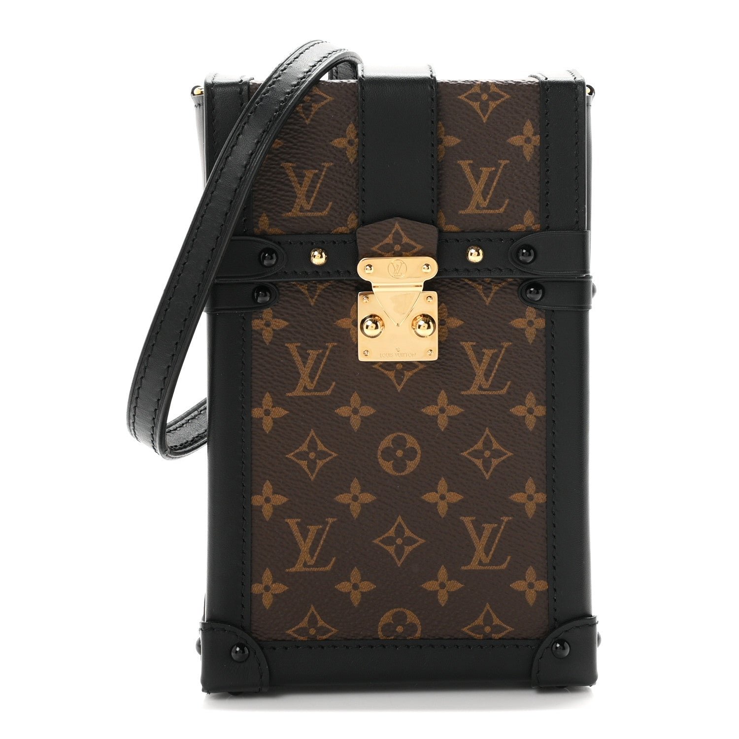 Louis Vuitton Louis Vuitton Monogram Pochette Trunk Verticale Black