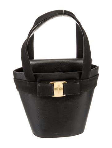 Salvatore Ferragamo Leather Top Handle Bag