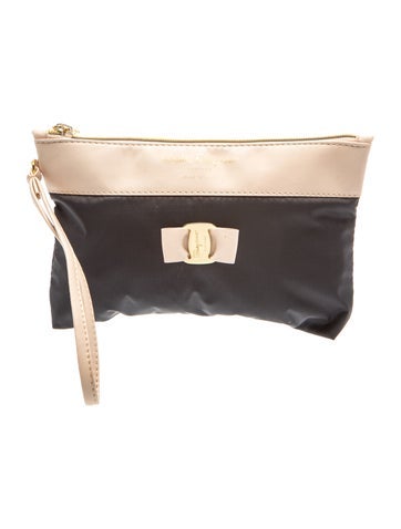 Ferragamo Nylon Clutch